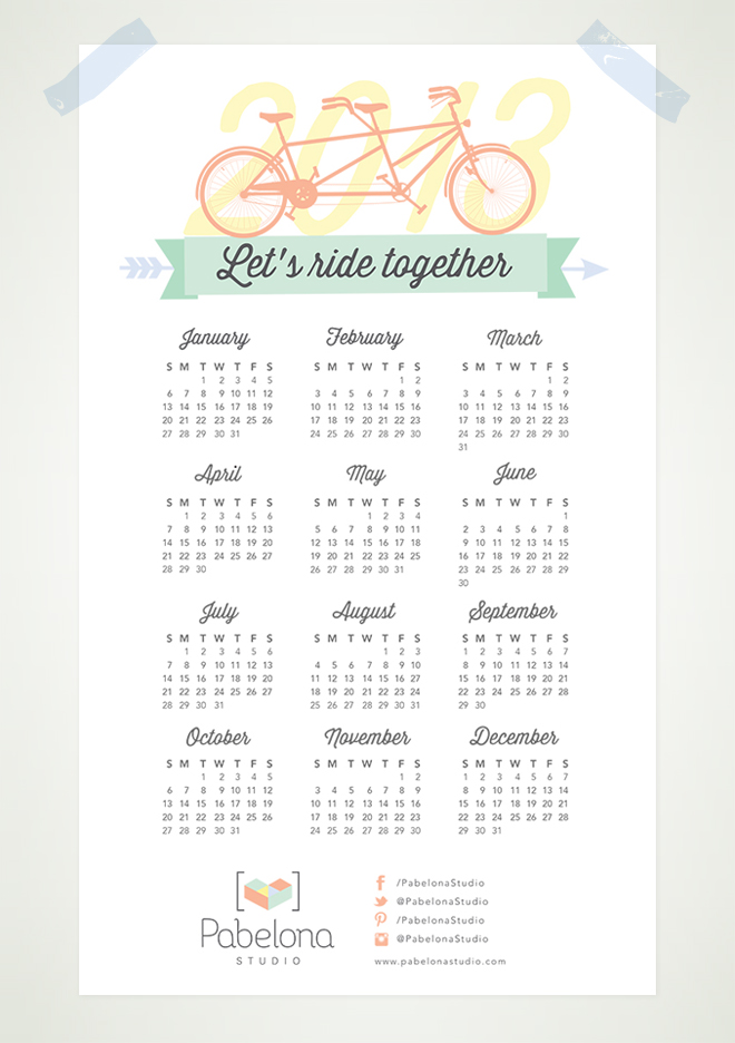 2013-Pabelona-Calendar-Final 2013 Pabelona Calendar